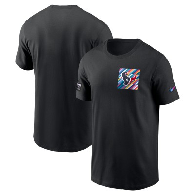 Футболка Houston Texans Nike Black Crucial Catch Sideline Tri-Blend