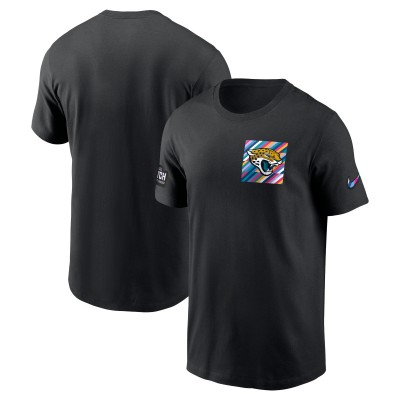 Футболка Jacksonville Jaguars Nike Black Crucial Catch Sideline Tri-Blend