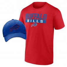 Бейсболка Футболка Buffalo Bills &Combo Pack - Red/Royal