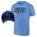 Бейсболка и футболка Tennessee Titans - Light Blue/Navy