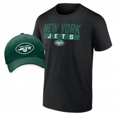 Бейсболка и футболка New York Jets - Black/Green