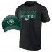 Бейсболка и футболка New York Jets - Black/Green Бейсболка и футболка New York Jets - Black/Green