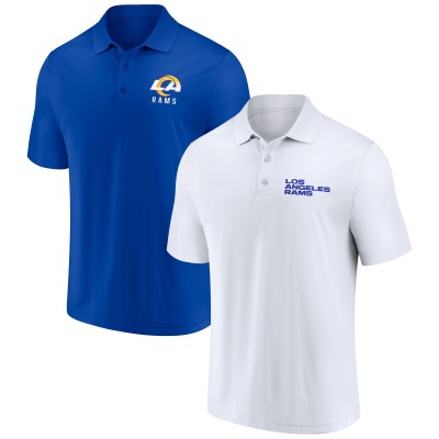 Поло Los Angeles Rams Lockup Two-Pack Set - White/Royal