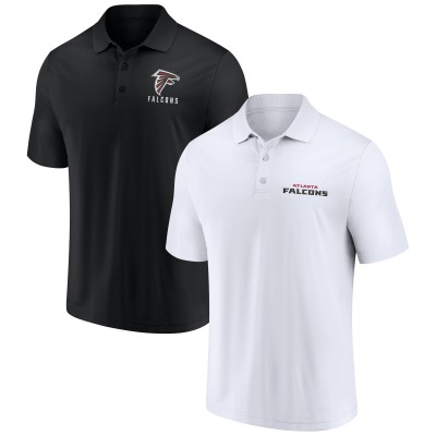 Поло Atlanta Falcons Lockup Two-Pack Set - White/Black