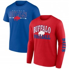 Футболка Buffalo Bills Throwback Combo Set - Red/Royal