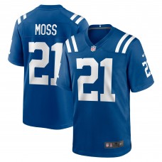 Игровая джерси Zack Moss Indianapolis Colts Nike Game Player - Royal