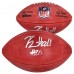 Мяч американского футбола NFL Breece Hall New York Jets Autographed Authentic NFL Duke Full Color