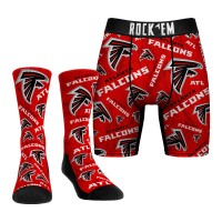 Носки и трусы Atlanta Falcons Rock Em Socks All-Over Logo