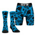 Носки Carolina Panthers Rock Em All-Over Logo Underwear and Crew Combo Pack