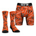 Носки Cincinnati Bengals Rock Em All-Over Logo Underwear and Crew Combo Pack Носки Cincinnati Bengals Rock Em All-Over Logo Underwear and Crew Combo Pack