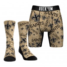 Набор трусы и носки New Orleans Saints Rock Em All-Over Logo