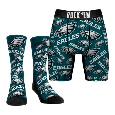 Трусы и носки Philadelphia Eagles Rock Em Socks All-Over Logo