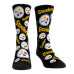 Носки Pittsburgh Steelers Rock Em All-Over Logo Underwear and Crew Combo Pack