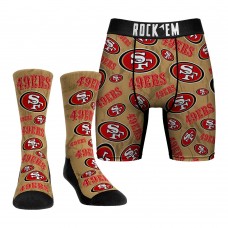 Трусы и носки San Francisco 49ers Rock Em Socks All-Over Logo