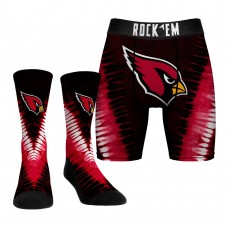 Набор трусы и носки Arizona Cardinals Rock Em Socks V Tie-Dye