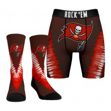Галстук Набор трусы и носки Tampa Bay Buccaneers Rock Em V-Dye