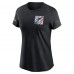 Футболка Женская Atlanta Falcons Nike Black Crucial Catch Sideline Tri-Blend