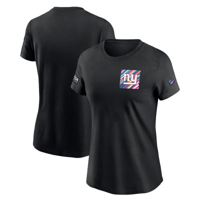 Женская футболка New York Giants Nike Crucial Catch Sideline Tri-Blend - Black
