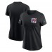 Футболка Женская Tampa Bay Buccaneers Nike Black Crucial Catch Sideline Tri-Blend