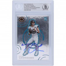 Autographed Jacksonville Jaguars Trevor Lawrence 2021 Panini Chronicles Dynagon #D-1 Beckett Fanatics Witnessed Authenticated Rookie Card