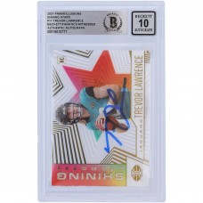 Autographed Jacksonville Jaguars Trevor Lawrence 2021 Panini Illusions Shining Stars #SS-11 Beckett Fanatics Witnessed Authenticated 10 Rookie Card