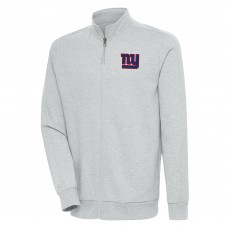 Кофта на молнии New York Giants Antigua Action - Heather Gray