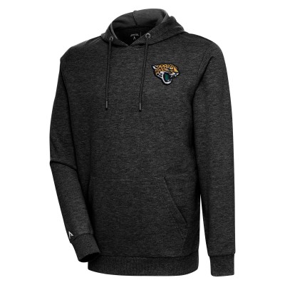 Толстовка Jacksonville Jaguars Antigua Action Lightweight - Heather Black