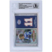Autographed New York Giants Phil Simms 2001 Topps Archives Reserve Relic #225 Beckett Fanatics Witnessed Authenticated 10 Card