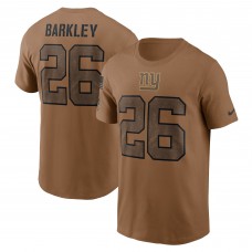 Футболка Saquon Barkley New York Giants Nike 2023 Salute To Service- Brown