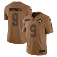Джерси Joe Burrow Cincinnati Bengals Nike 2023 Salute To Service Limited - Brown