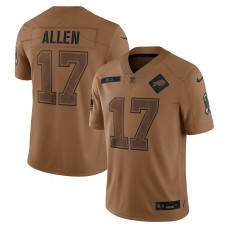 Джерси Josh Allen Buffalo Bills Nike 2023 Salute To Service Limited - Brown