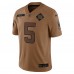 New York Giants Kayvon Thibodeaux Nike Brown Salute To Service Limited Jersey