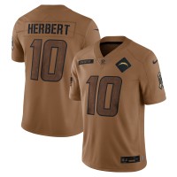Джерси Justin Herbert Los Angeles Chargers Nike 2023 Salute To Service Limited - Brown