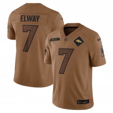Джерси John Elway Denver Broncos Nike 2023 Salute To Service Retired Player Limited - Brown