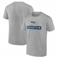 Футболка Seattle Seahawks 12 North - Heather Gray