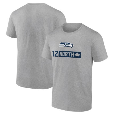Футболка Seattle Seahawks 12 North - Heather Gray
