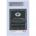 Aaron Rodgers Green Bay Packers Autographed 2021 Panini Impeccable Bronze Variation #36 #14/35 Beckett Fanatics Witnessed Authenticated Card