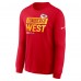 Футболка с длинным рукавом Kansas City Chiefs Nike 2022 AFC West Division Champions Locker Room Trophy Collection - Red
