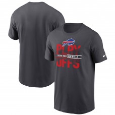 Футболка Buffalo Bills Nike 2022 NFL Playoffs Iconic - Anthracite