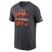Футболка Cincinnati Bengals Nike 2022 NFL Playoffs Iconic - Anthracite