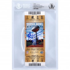 Michael Strahan New York Giants Autographed Fanatics Authentic Ticket with SB XLII Champs Inscription