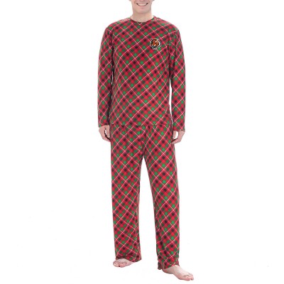 Пижама футболка с длинным рукавом и штаны Cincinnati Bengals Concepts Sport Holly Allover Print Knit - Red