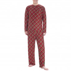 Пижама футболка с длинным рукавом и штаны Arizona Cardinals Concepts Sport Holly Allover Print Knit - Red