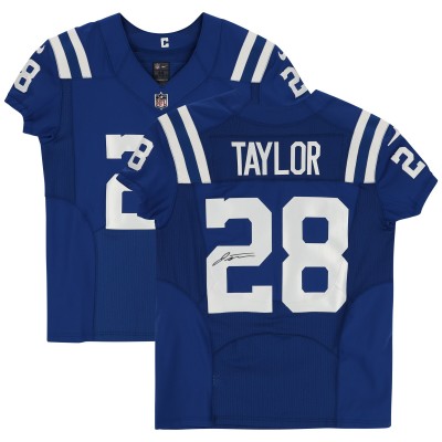 Jonathan Taylor Indianapolis Colts Autographed Fanatics Authentic Royal Nike Elite Jersey