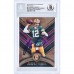 Aaron Rodgers Green Bay Packers Autographed 2019 Panini Gold Standard Rose Gold Variation #62 #18/25 Beckett Fanatics Witnessed Authenticated 10 Card