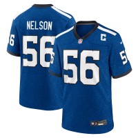 Игровая джерси Quenton Nelson Indianapolis Colts Nike Indiana Nights Alternate Game - Royal