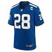 Игровая джерси Jonathan Taylor Indianapolis Colts Nike Indiana Nights Alternate Game - Royal