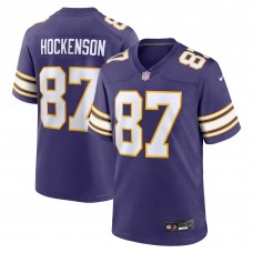 Игровая джерси T.J. Hockenson Minnesota Vikings Nike Classic - Purple