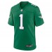 Игровая джерси Jalen Hurts Philadelphia Eagles Nike Alternate Game Player - Kelly Green