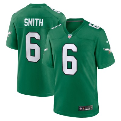 Игровая джерси DeVonta Smith Philadelphia Eagles Nike Alternate Game Player - Kelly Green